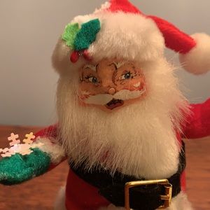 Annalee snowflake Santa Claus